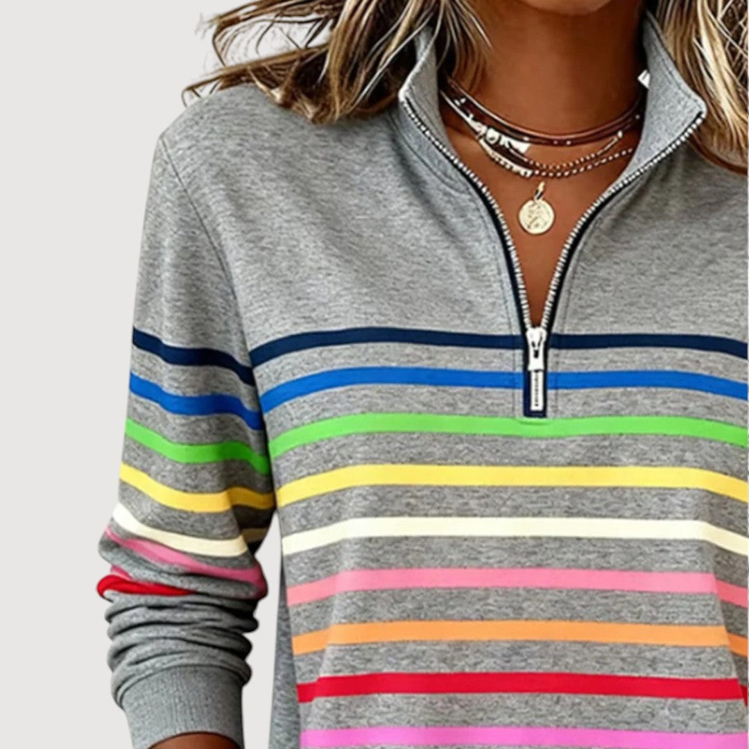 LAICA – RELAXED ZIP TOP