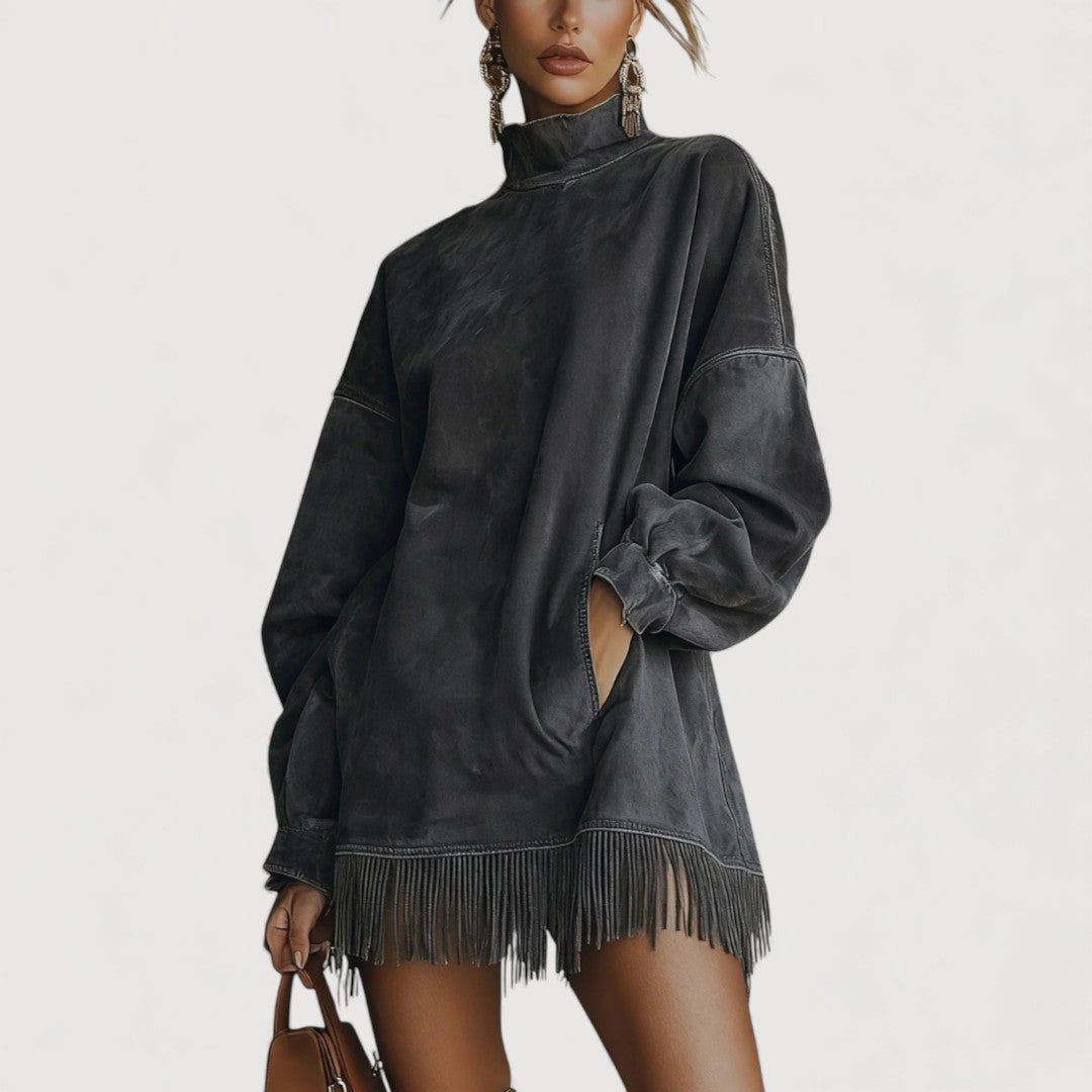 CHLEA – LUXE FRINGE DRESS