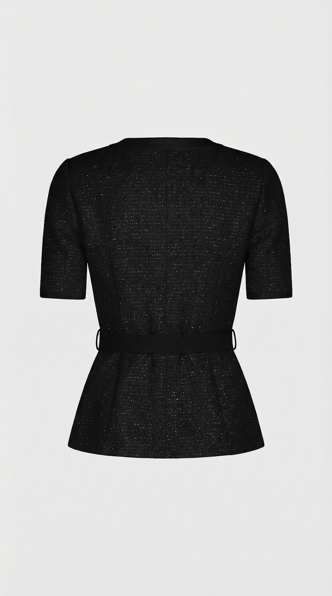 Caldera - Slimming Knitted Top with Bow Accents and Skirt Set