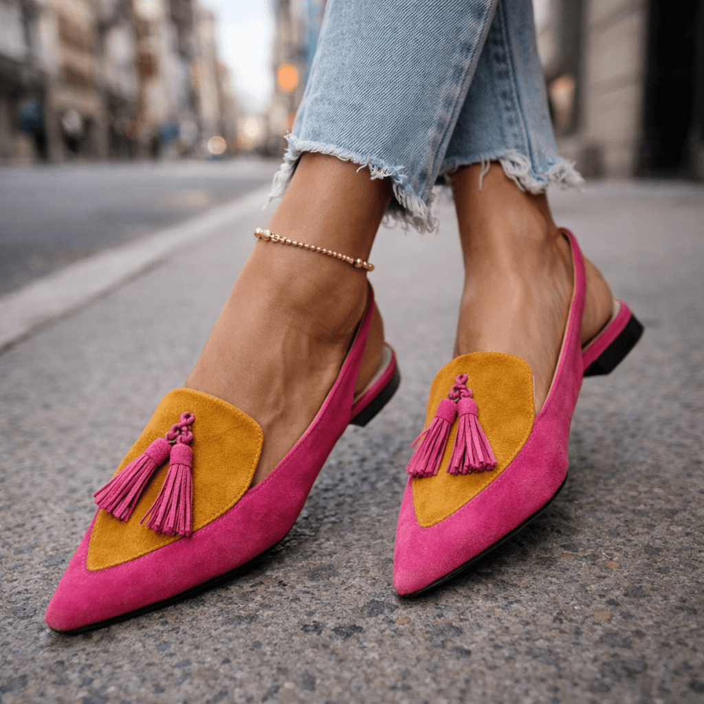 Lorena - Chic Tassel Strap Sandals