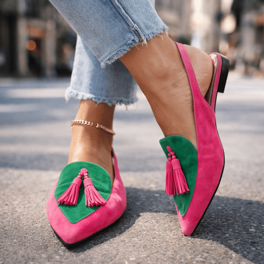Lorena - Chic Tassel Strap Sandals