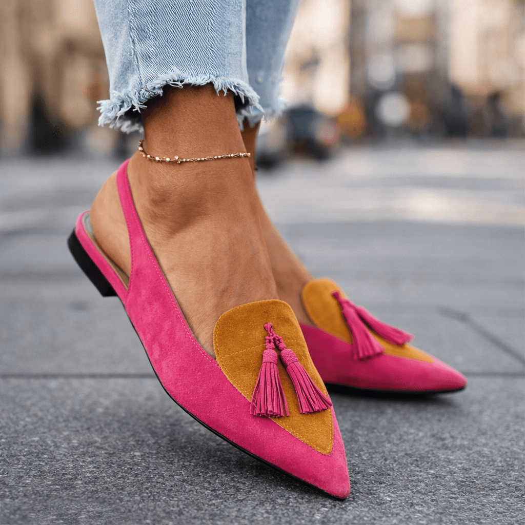 Lorena - Chic Tassel Strap Sandals