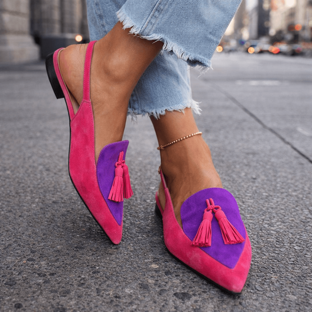 Lorena - Chic Tassel Strap Sandals