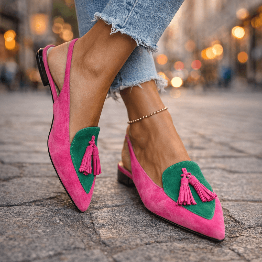 Lorena - Chic Tassel Strap Sandals
