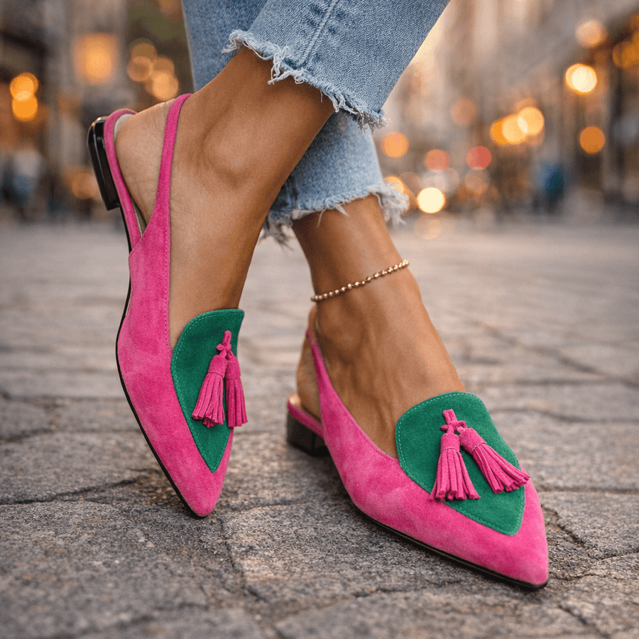 Lorena - Chic Tassel Strap Sandals