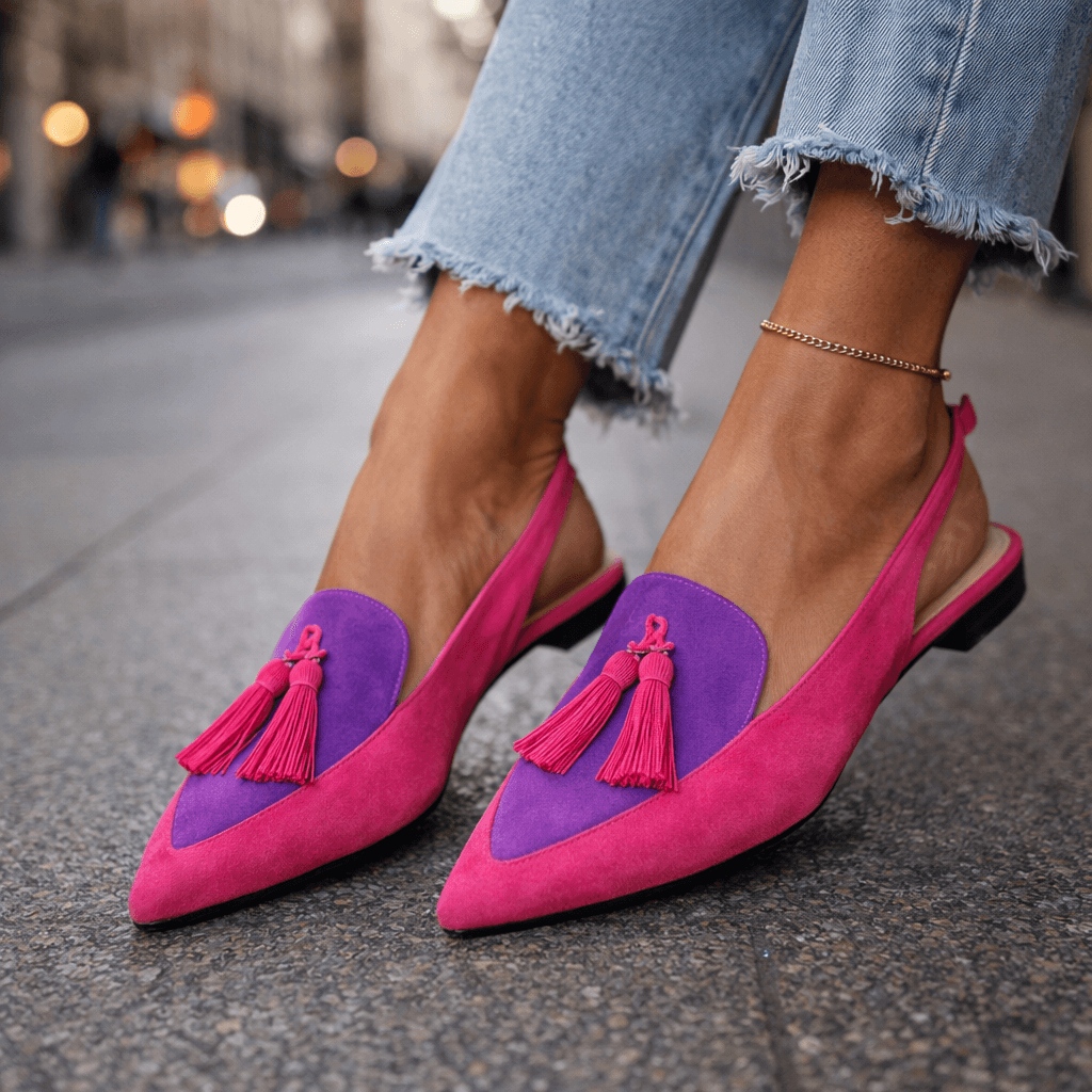 Lorena - Chic Tassel Strap Sandals