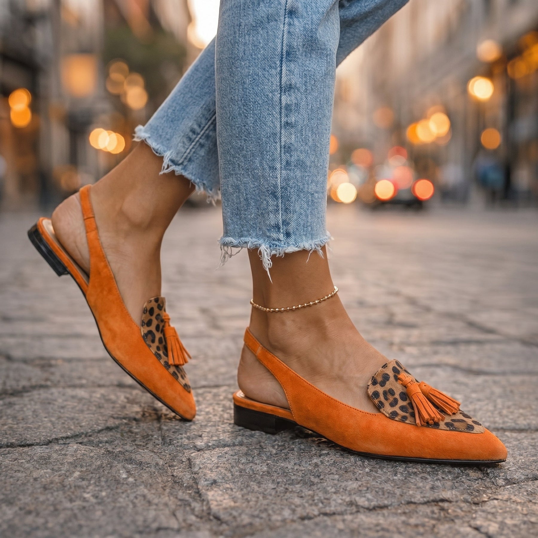 Lorena - Chic Tassel Strap Sandals