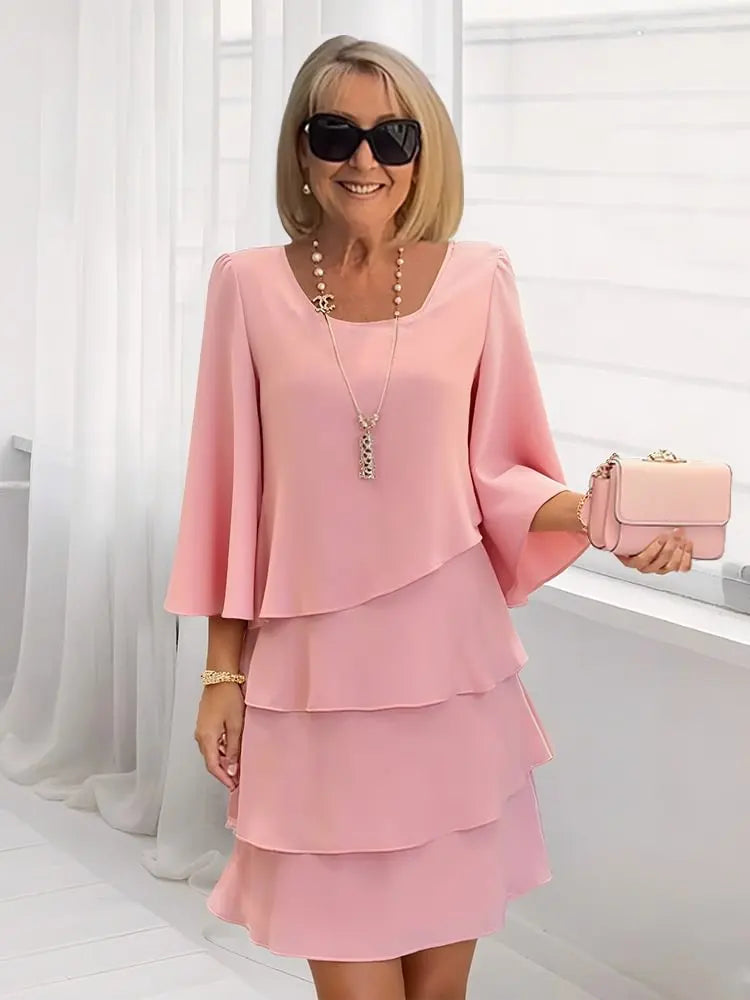 Charrel | Elegant Comfort Ruffle Dress