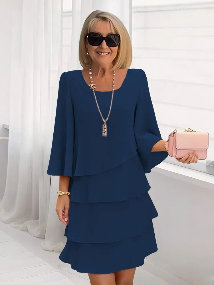 Charrel | Elegant Comfort Ruffle Dress