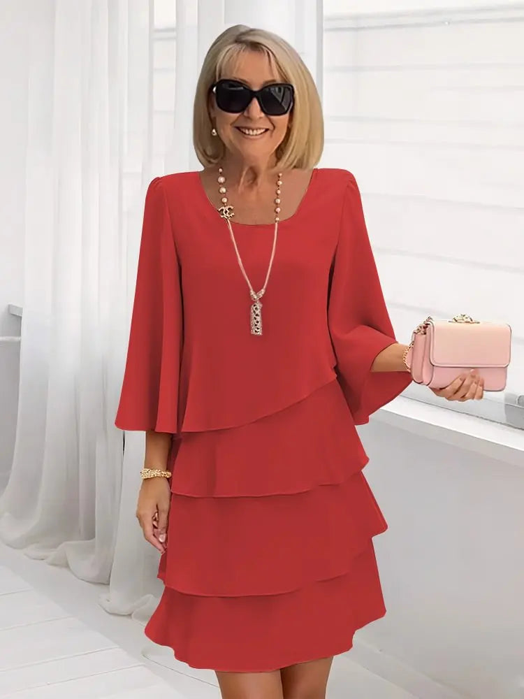 Charrel | Elegant Comfort Ruffle Dress