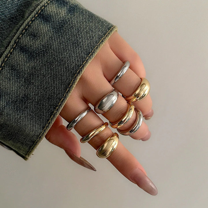 Élodie Vintage 8 Piece Ring Set