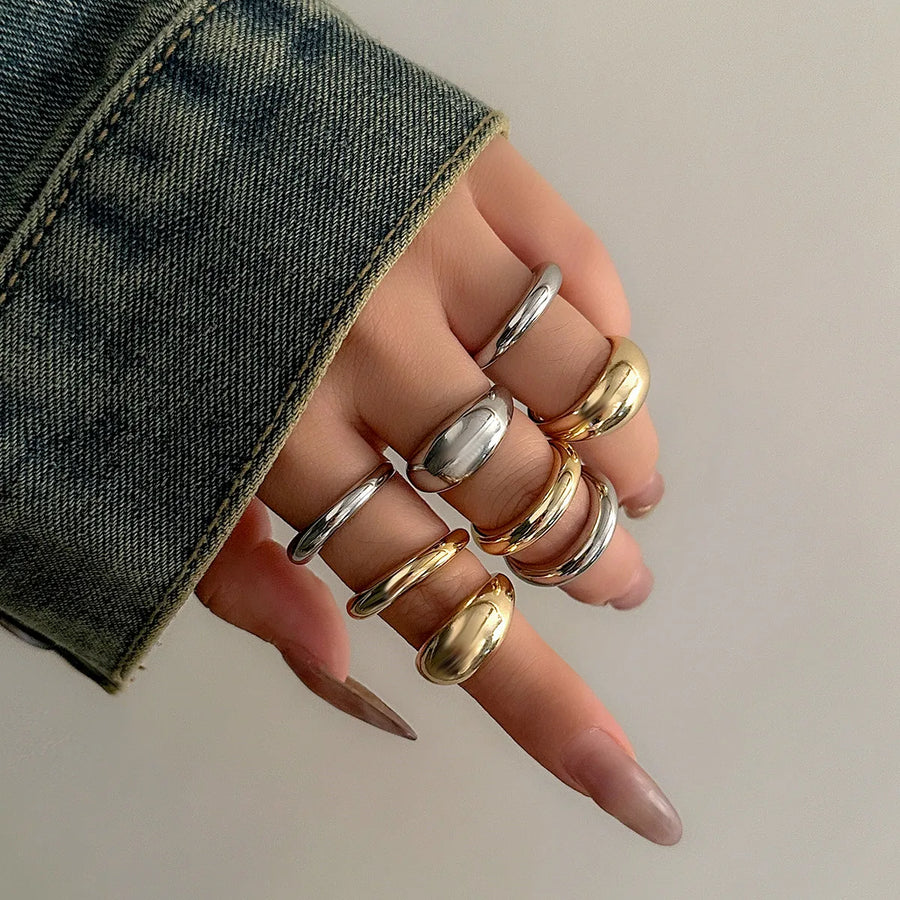 Élodie Vintage 8 Piece Ring Set