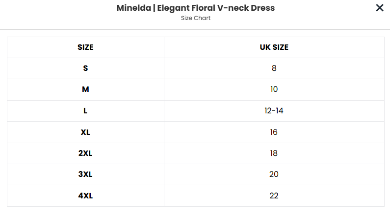 Minelda | Elegant Floral V-neck Dress