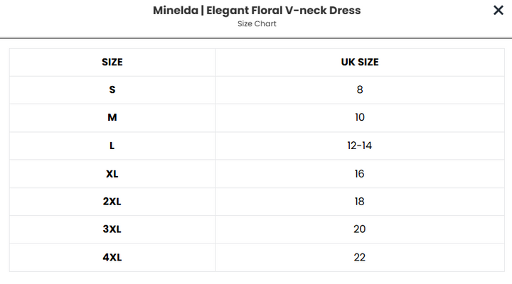 Minelda | Elegant Floral V-neck Dress