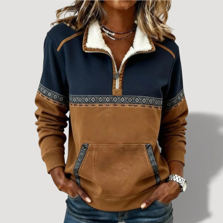 ROSA - COSY HALF ZIP