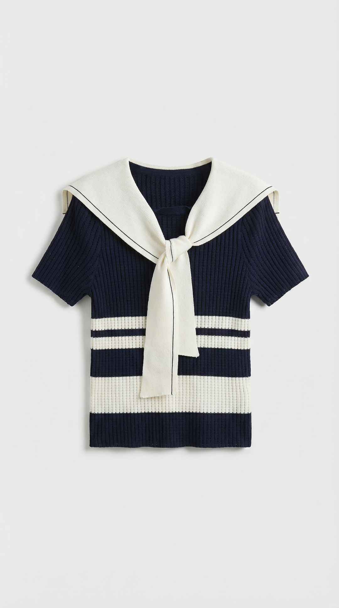 Lure - Nautical Striped Knit Top