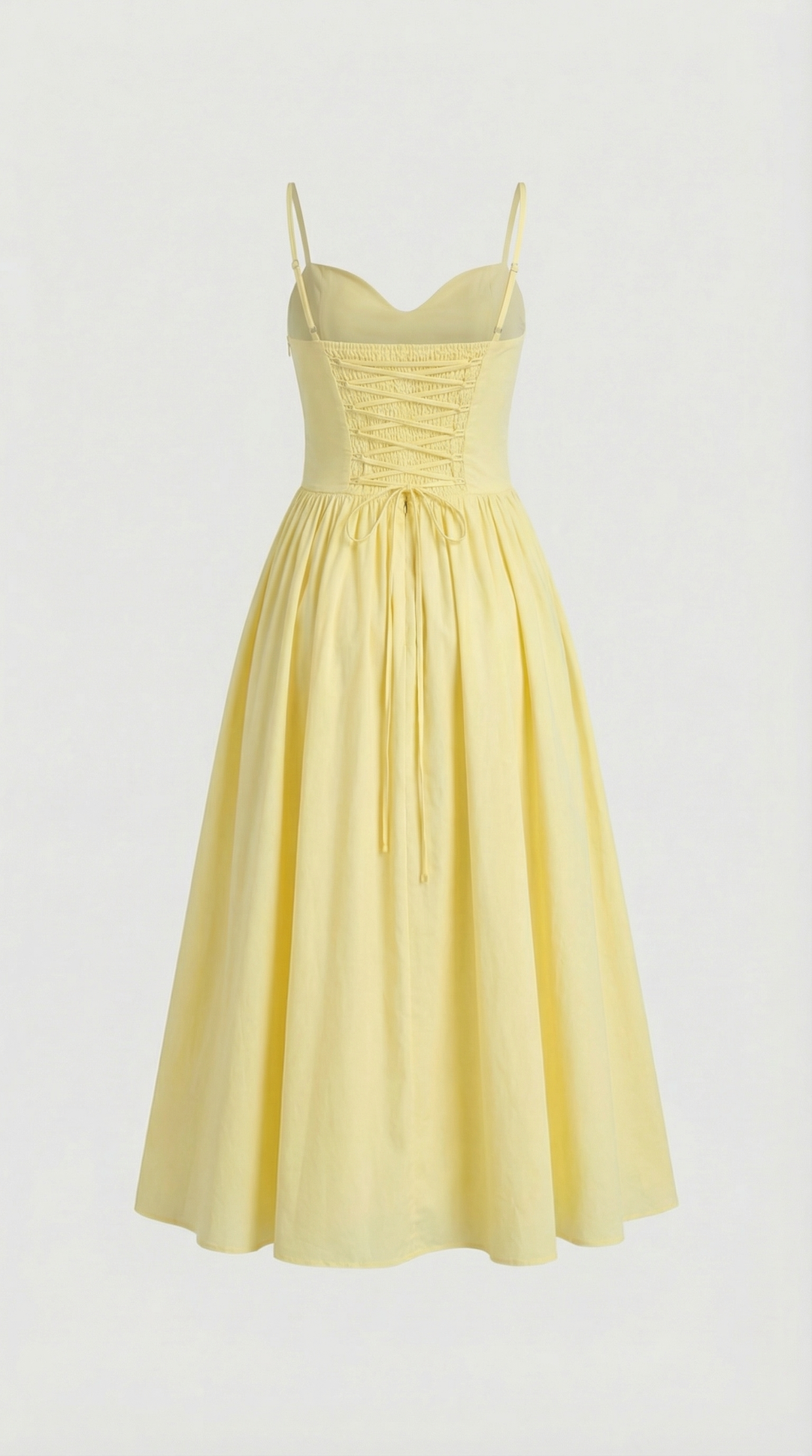 Tesa - Bodice Pleated Midi Dress