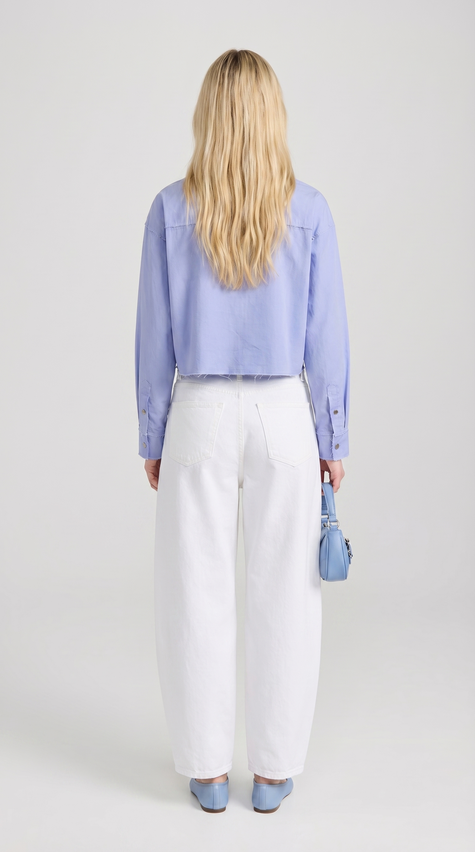 Avi - Jewels-Embellished Cropped Shirt