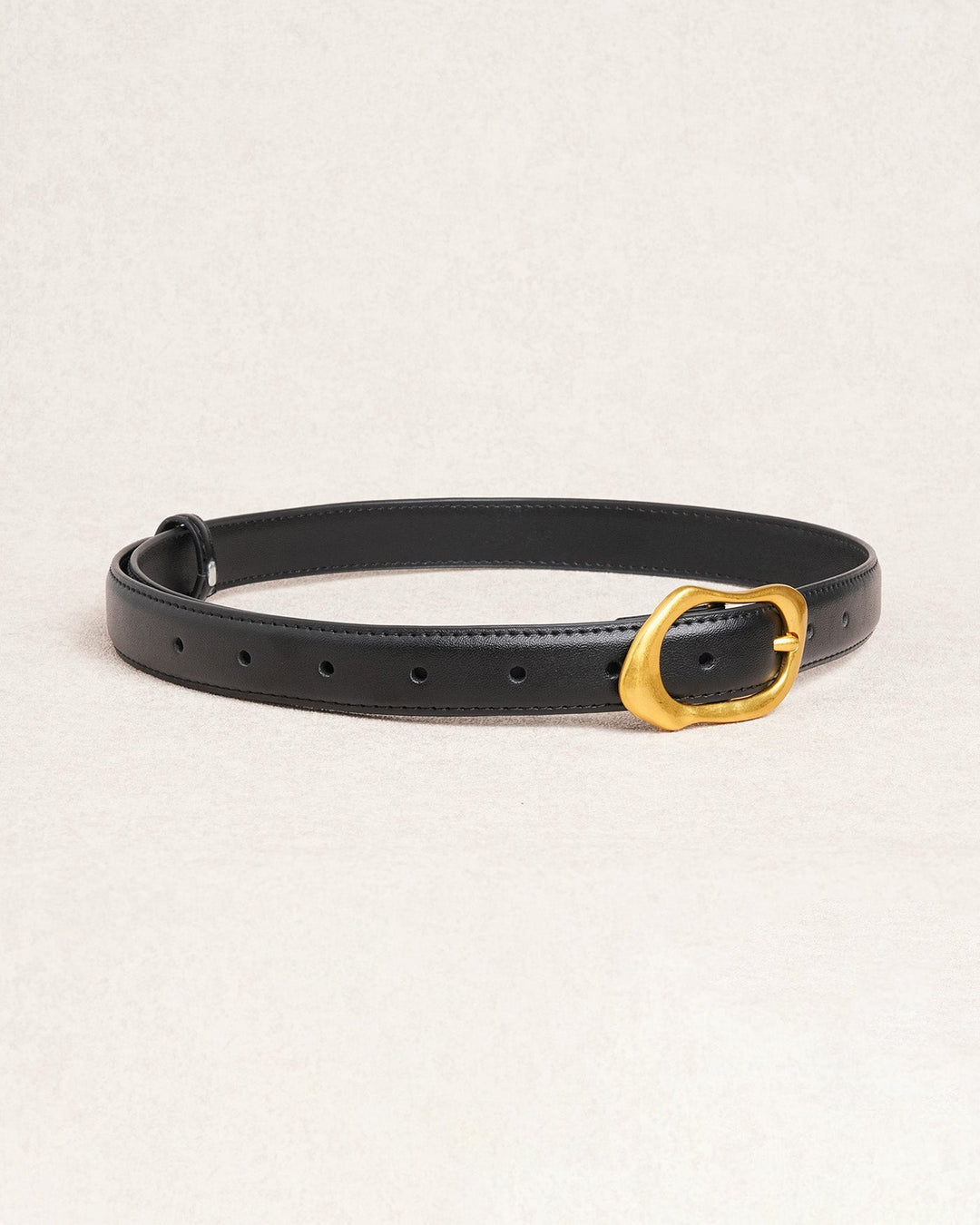 Black Genuine leather Belts