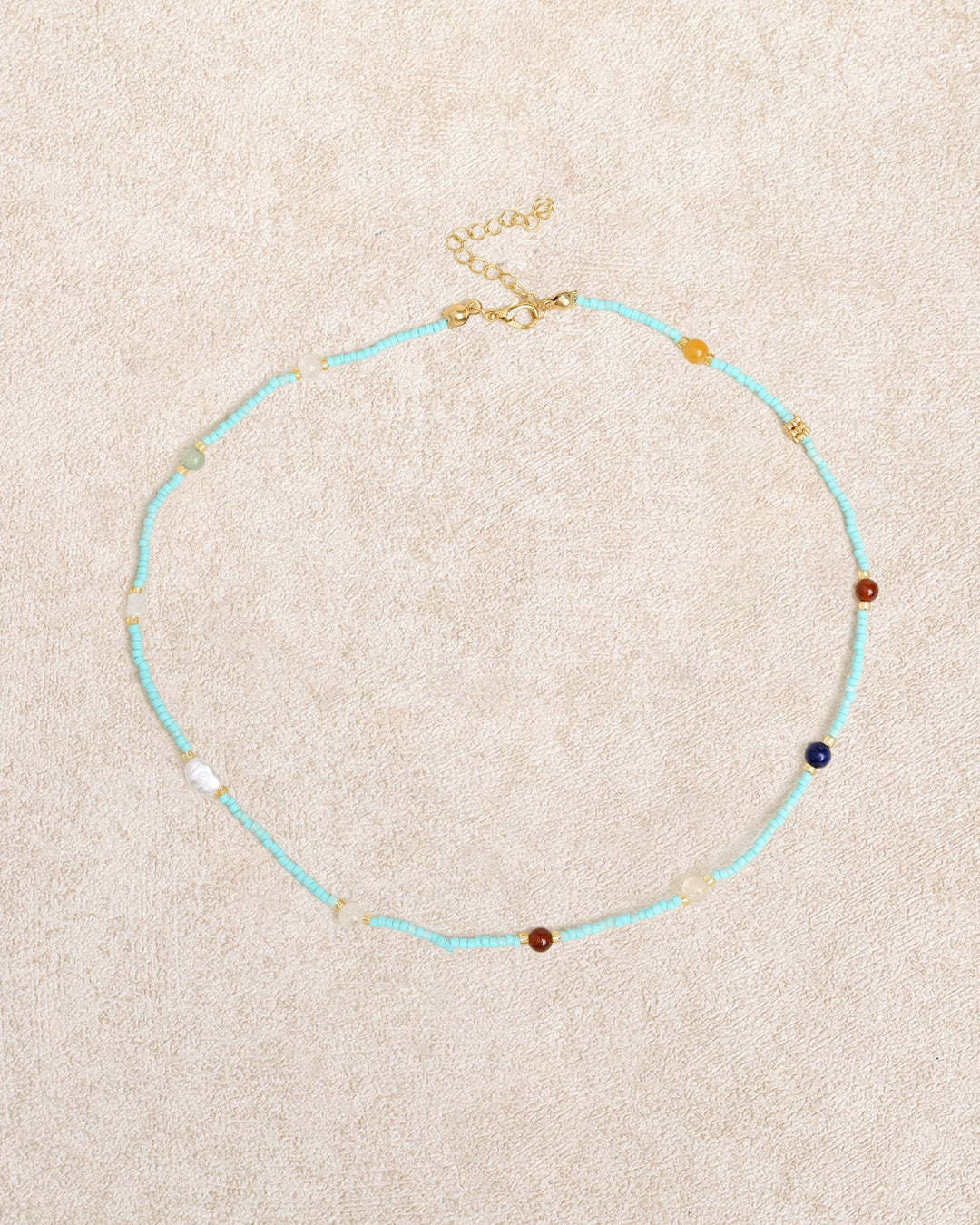 Blue Beads Necklace