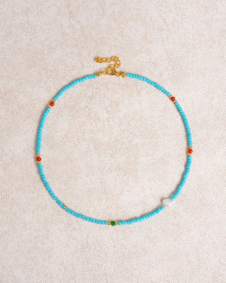 Green Resin Necklace