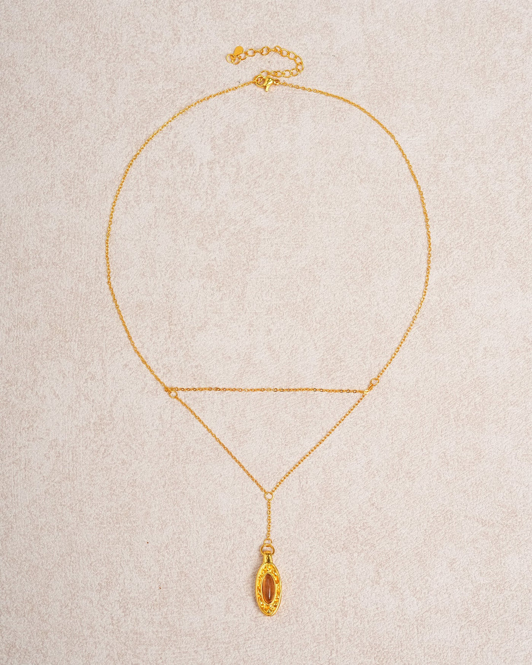 Gold Brass Necklace