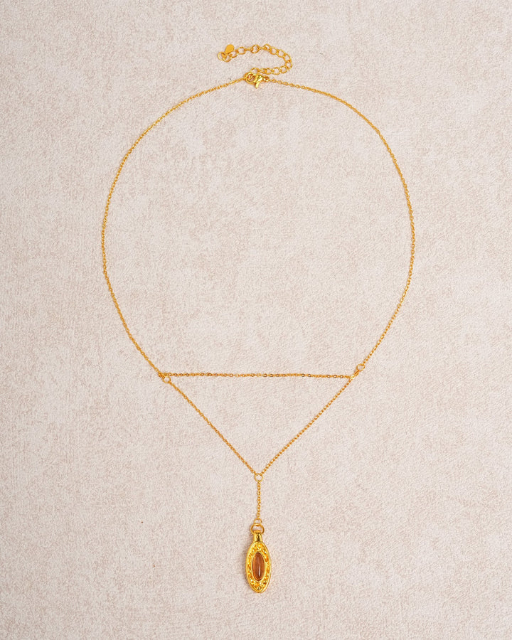 Gold Brass Necklace