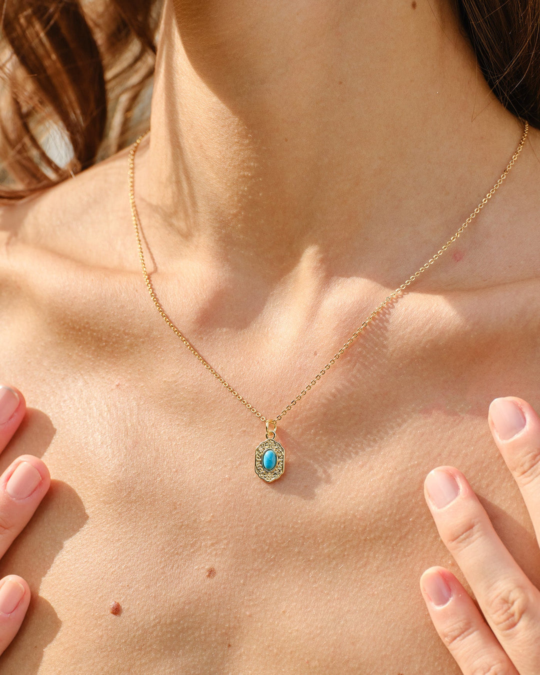 Gold Brass Necklace