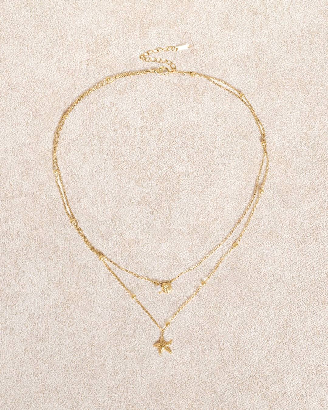 Gold Titanium Steel Necklace