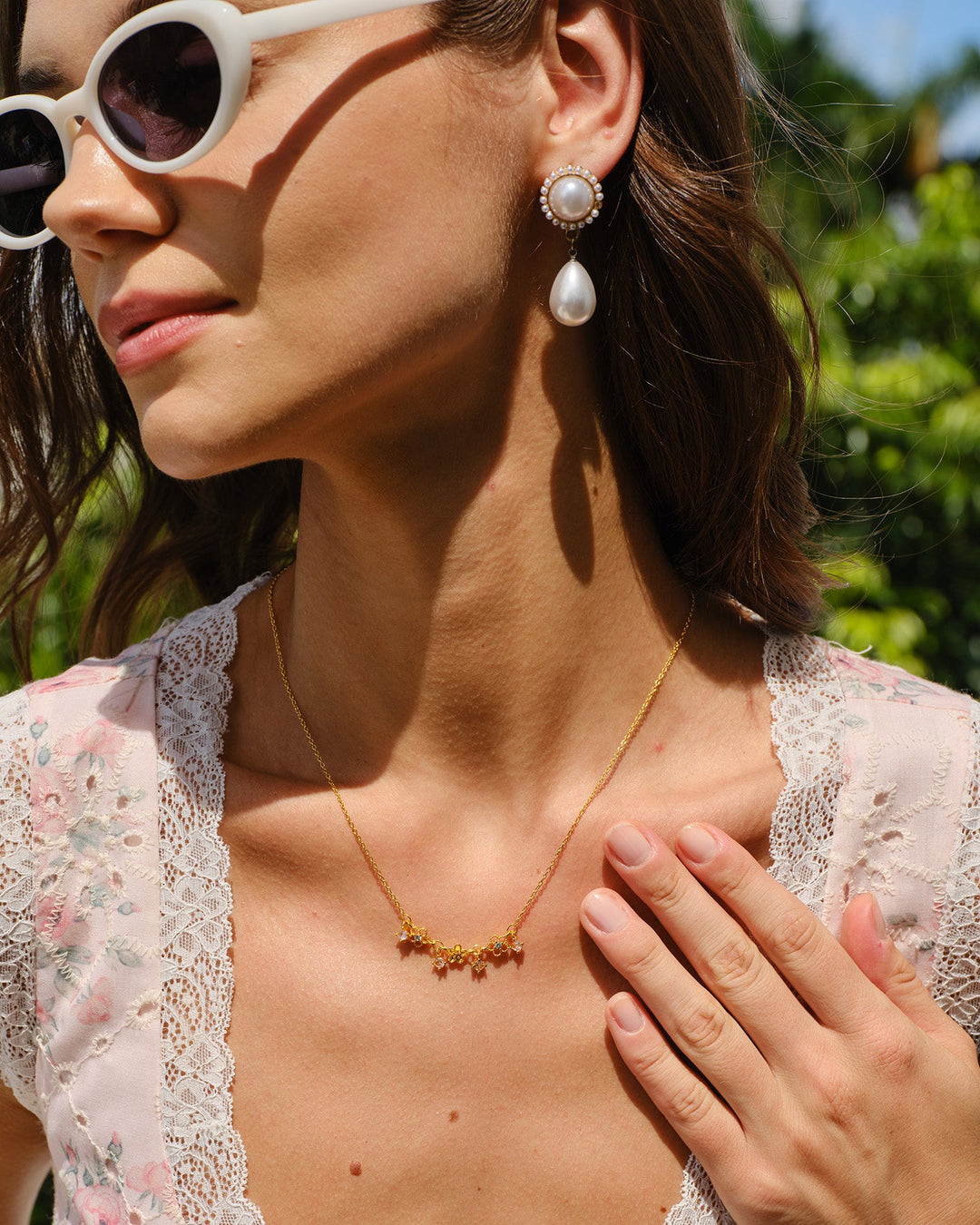 Gold Brass Necklace