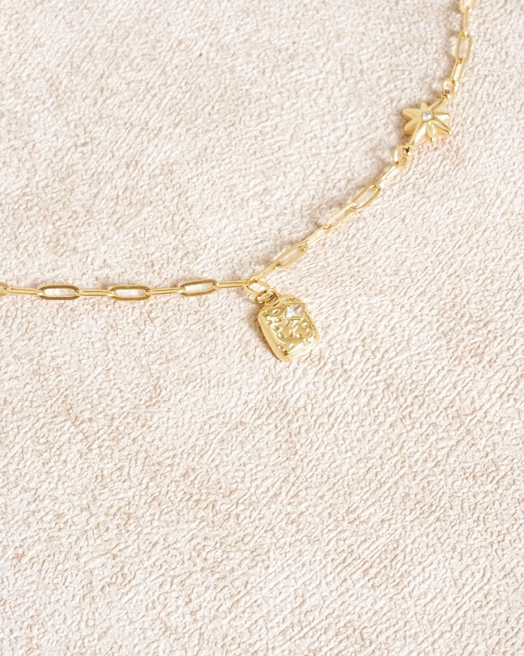 Gold Titanium Steel Necklace