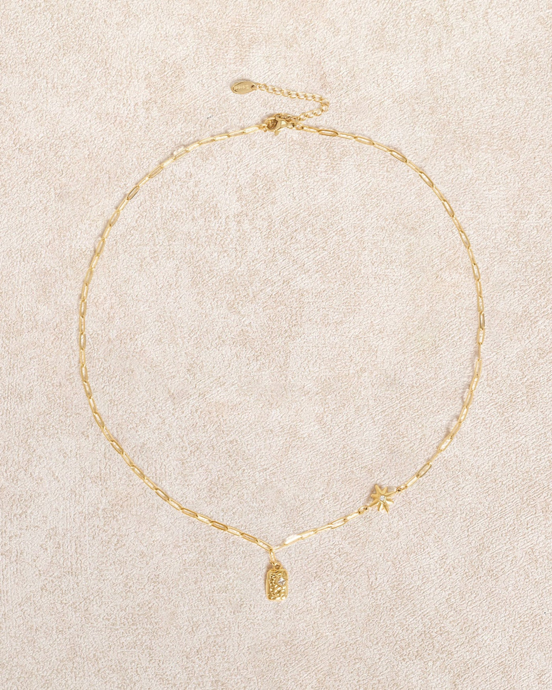 Gold Titanium Steel Necklace