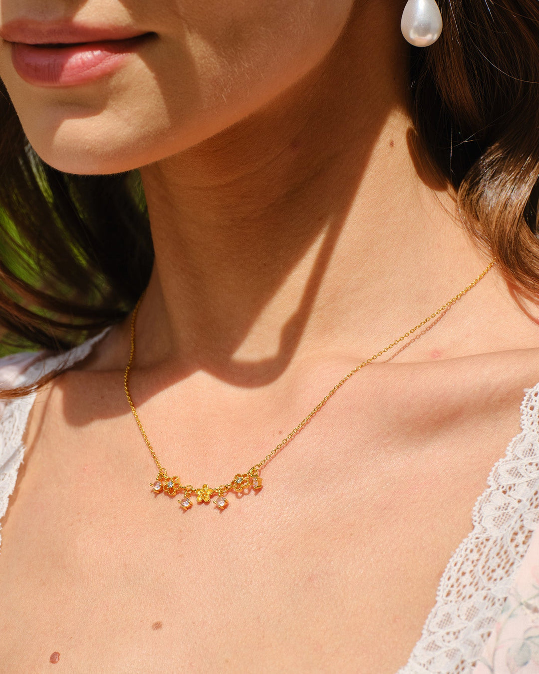 Gold Brass Necklace