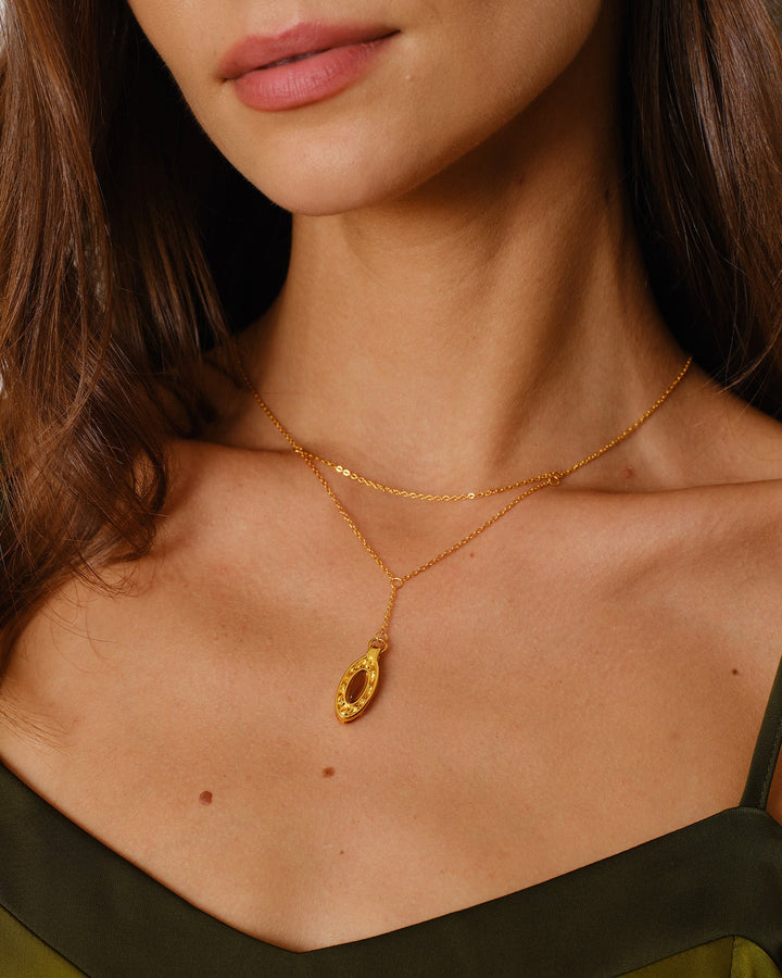 Gold Brass Necklace
